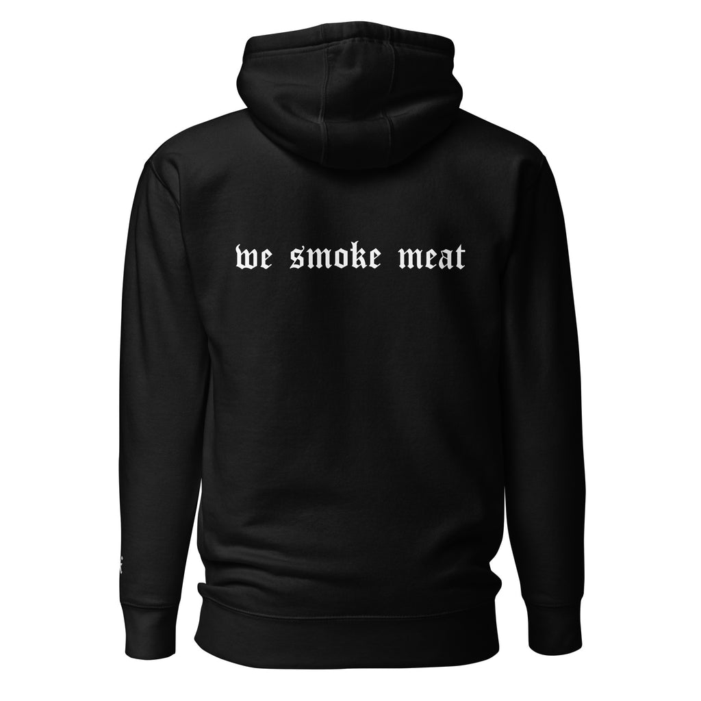 barbecue outlaws hoodie I black